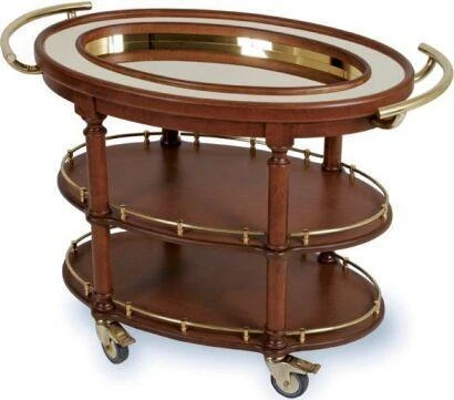 Oval İçki Servis Arabası ürün görseli