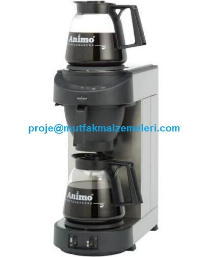 Çift Cam Potlu Animo M100 Filtre Kahve Makinesi
