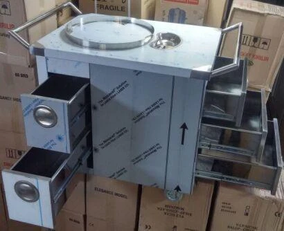 Çay Kahve Servisi Dağıtım Arabası ürün görseli