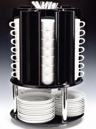 Döner Fincan Tabak Kaşık Standı ürün görseli