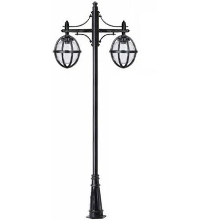 Siyah Bahçe Aydınlatma Direği
