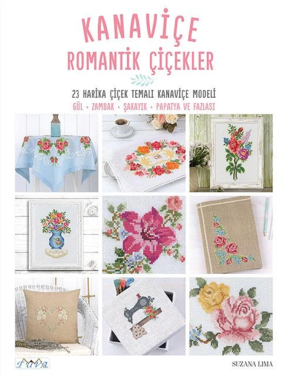 Tuva Kanaviçe Romantik Çiçekler