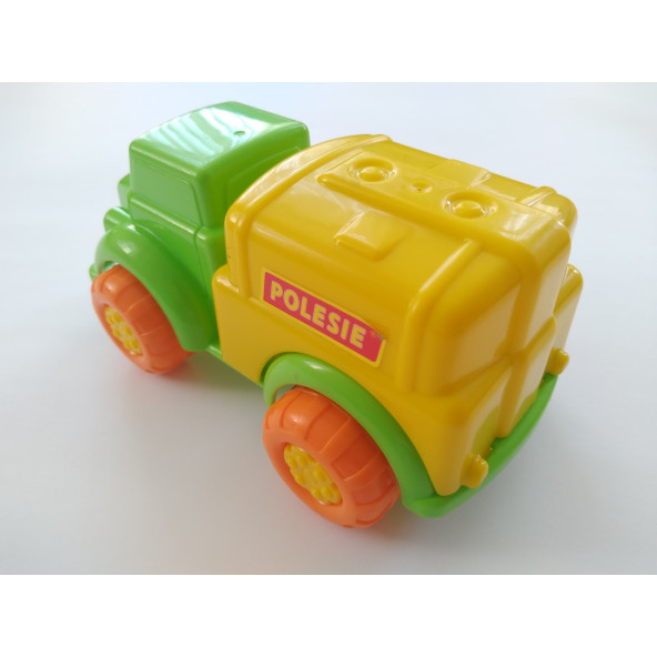 POLESIE OYUNCAK KAMYON 18CM, TANKER KAMYON (SARI-YEŞİL) GERÇEK 1.KALİTE - 2