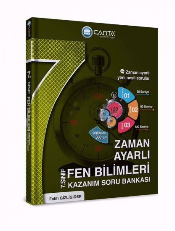 Çanta Yayınları 7. Sınıf Fen Bilimleri Etkinlikli Kazanım Soru Bankası
