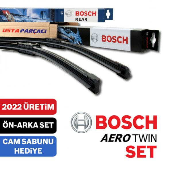 Dacia Logan Mcv Ön Arka Silecek 2015-2020 Bosch Aerotwin-rear