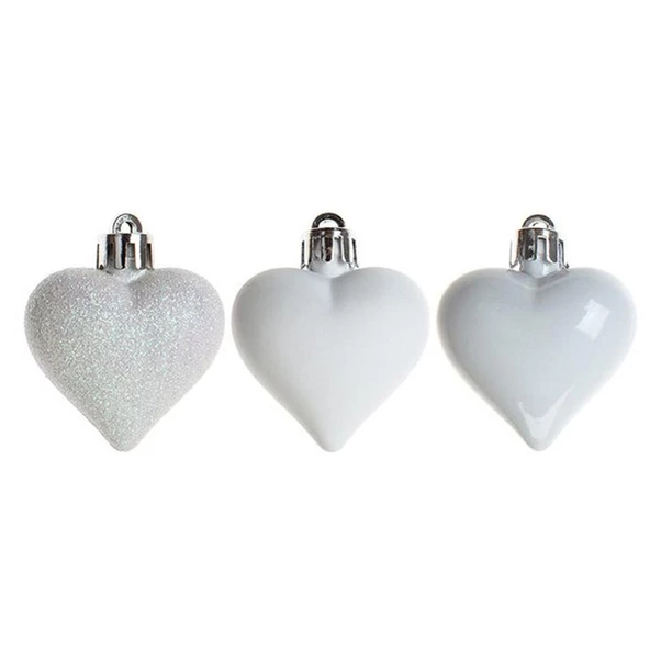 Asılabilir Yılbaşı Yeniyıl Ağacı Süsü Kalp Süs 4cm Christmas Tree Ornaments - 2