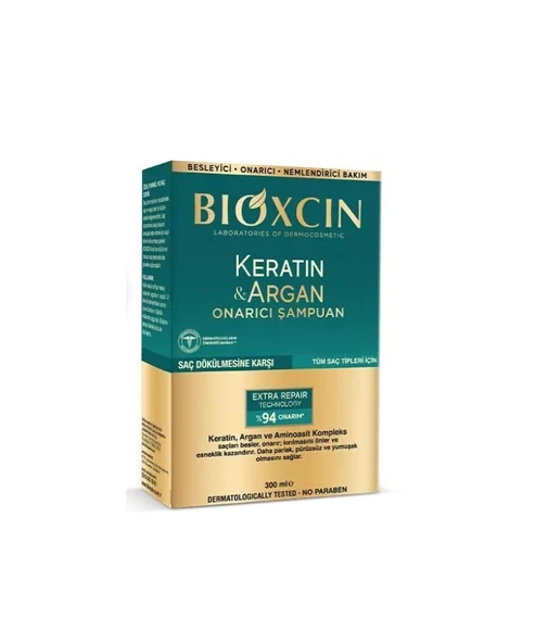 Bioxcin Keratin Argan Onarıcı Şampuan 300 ml