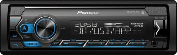 Pioneer MVH-S325BT 4 x 50 Watt Usb-Fm-Aux-Çift Bluetooth 4X50 W Oto Teyp - 2
