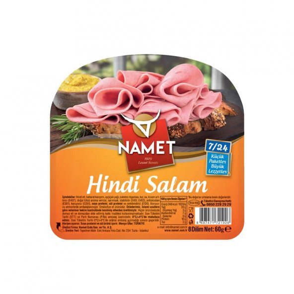 ÜLKER NAMET HİNDİ SALAM  8 GİLİM
