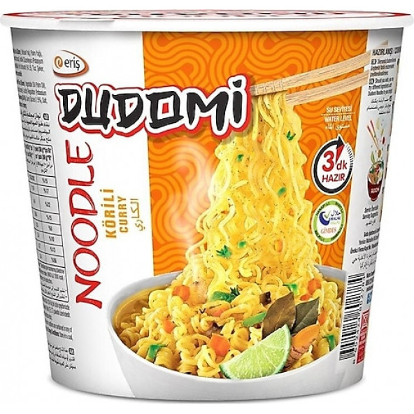 DUDOMİ KÖRİ AROMALI NOODLE BARDAK 60 GR
