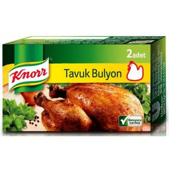 KNORR TAVUK BULYON 2 ADET