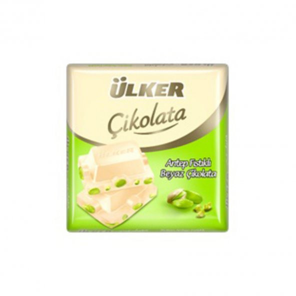 ÜLKER ANTEP FISTIKLI BEYAZ ÇİKOLATA 65 GR