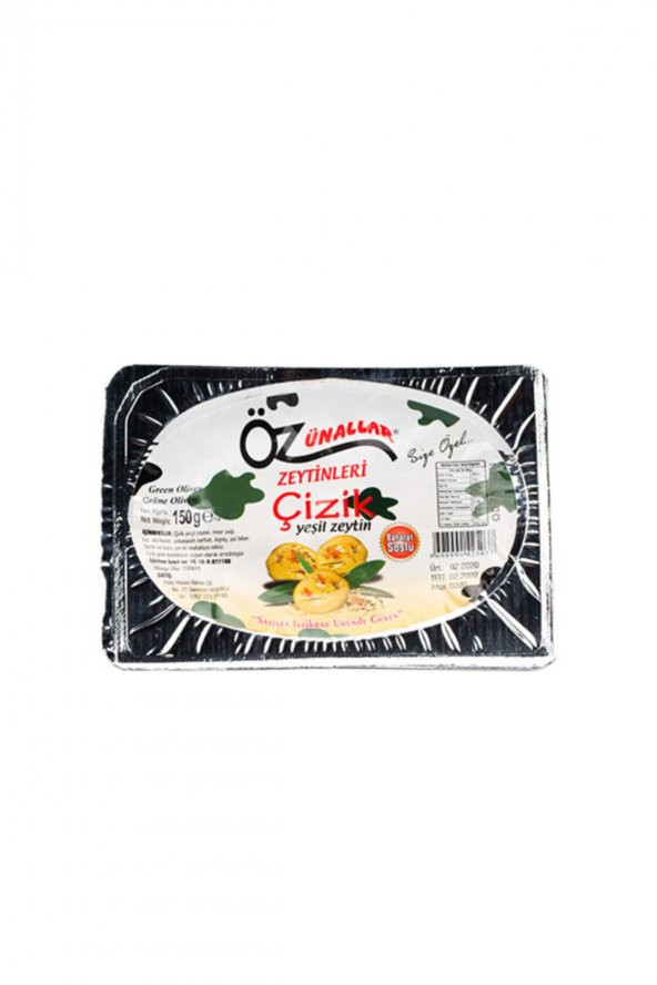YEŞİL ÇİZİK ZEYTİN 150 GR