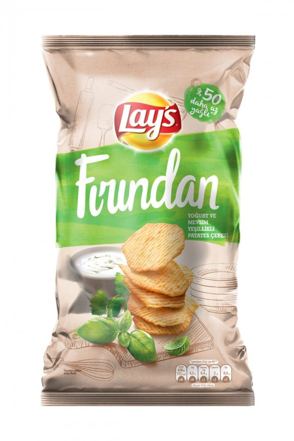 Lays Fırından Parti Boy Yoğurt Mevsim Cips 134