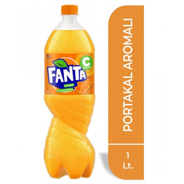 fanta Portakal aromalı 1lt