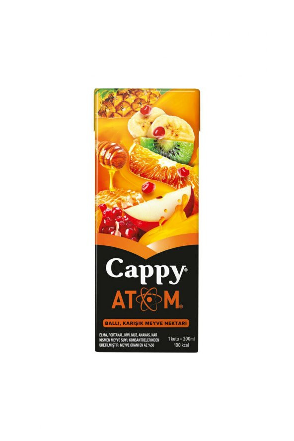 CAPPY ATOM BALLI KARIŞIK MEYVA 200 - 1