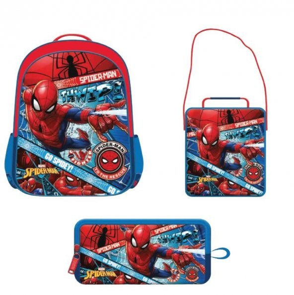 Frocx Spiderman Go Spidey İlkokul Çantası Seti