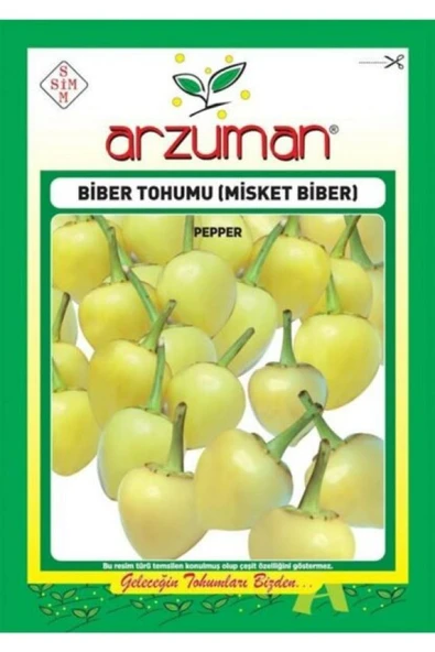ARZUMAN MİSKET BİBER ( BİBERİYE BİBER) TOHUMU 5 GR ürün görseli 1