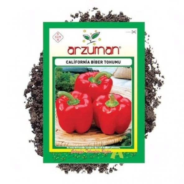 ARZUMAN KALİFORNİA BİBERİ (CALIFORNIA) - 5 GR ürün görseli 1