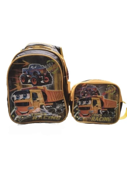 Crm Ortaokul Erkek Yarasa Üç Gözlü Sırt ve Beslenme Çanta St00343 - 11