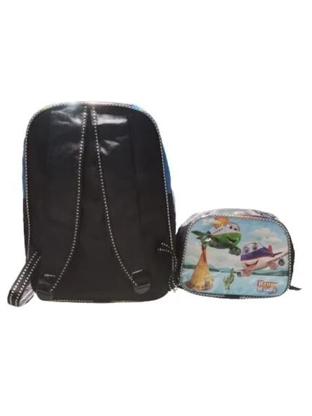 Crm Ortaokul Erkek Üç Gözlü Sırt ve Beslenme Çanta St02219 - 4