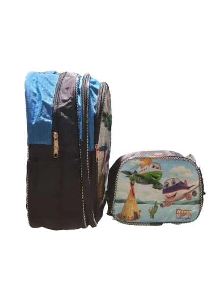 Crm Ortaokul Erkek Üç Gözlü Sırt ve Beslenme Çanta St02219 - 2