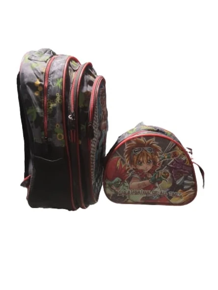 Crm İlkokul Erkek Üç Gözlü Sırt ve Beslenme Çanta St02220 - 2