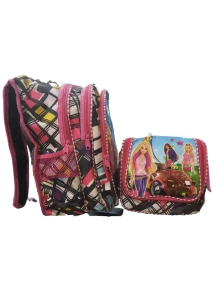 Crm Ortaokul Kız Yarasa Üç Gözlü Sırt ve Beslenme Çanta St02221 - 2