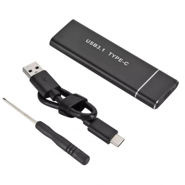 PrimeX PX-M220 M2 NVMe SSD Kutusu, TypeC-USB3.0 NVMe SSD Kutusu, Harici USB-C PCIe NVMe M.2 SSD Hdd Kutusu (NVMe SSD Tek çeltik) - 4