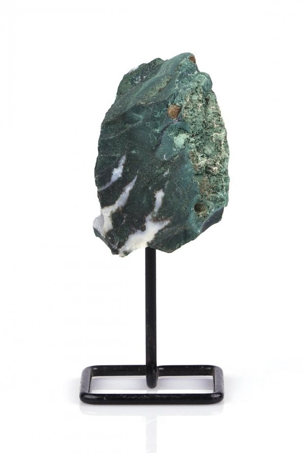 Yosun Akik Doğal Taş Standlı Parça - 2