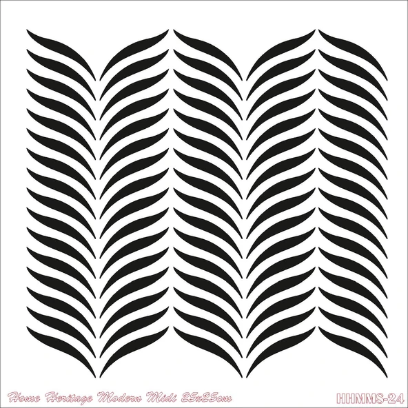HOME HERITAGE MODERN MIDI 25X25CM HHMMS-24 STENCİL