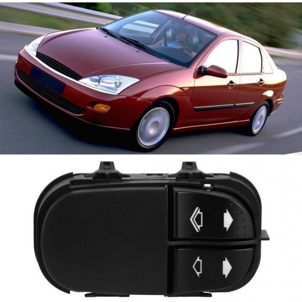 FORD FOCUS 1 SOL ÇİFTLİ CAM DÜĞMESİ ANAHTARI 1998-2005 - 5