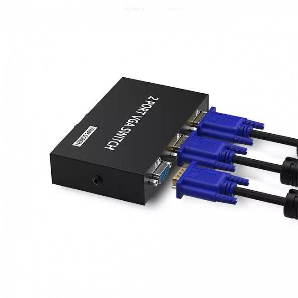 PrimeX PX-1260 2 Port Vga Switch, Vga Splitter, Manuel Vga Switch 2 port (2 PC 1 Ekran) - 2