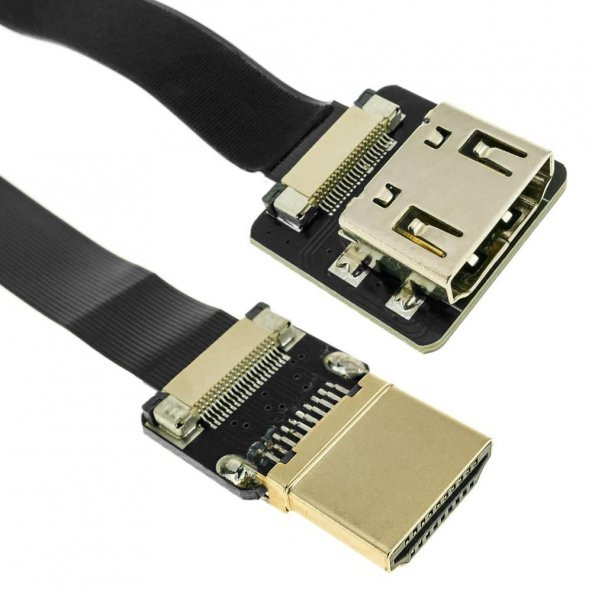 FPV HDMI to Dişi HDMI FPC Flat Uzatma Kablosu