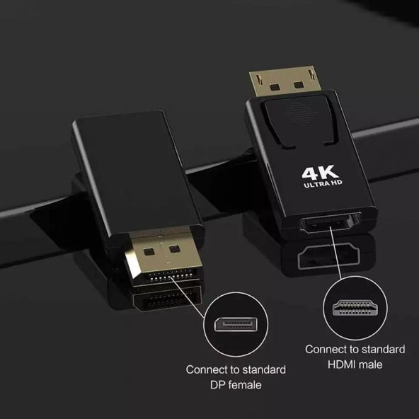PrimeX PX-1325-4K Display Port to HDMI Dönüştürücü, DP to 4K Hdmi Çevirici - 6