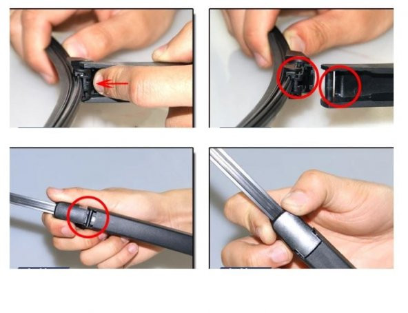 Volkswagen Caddy Arka Silecek Kolu ve Süpürgesi 2003-2009 - 3