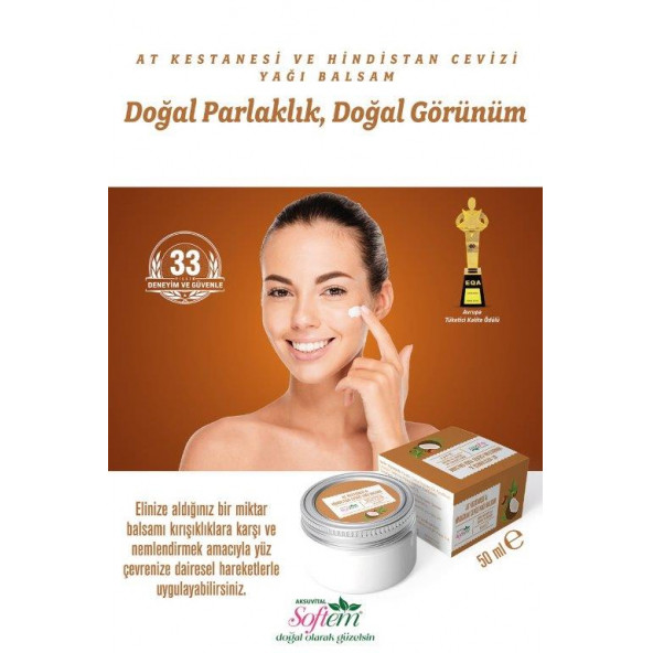 Softem at kestanesi ve hindistan cevizi yağı balsamı 50 ml - 2