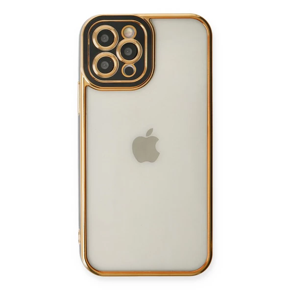 iPhone 11 Pro Max Kılıf Lazer Lens Kamera Çerçeveli Kapak - 12
