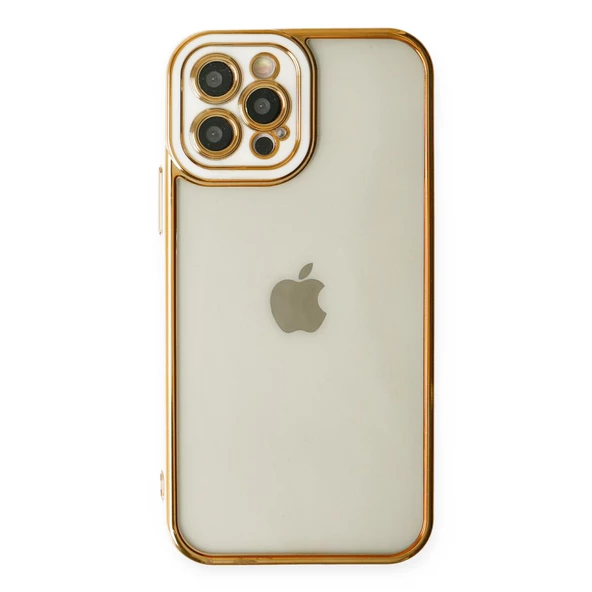 iPhone 12 Pro Max Kılıf Lazer Lens Kamera Çerçeveli Kapak - 3