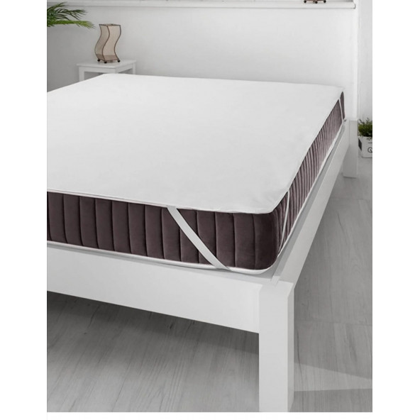 Tek  kişilik  yatak  alezi  100 x 200 cm köşe lastikli Pamuklu  Sıvı  Geçirmez Alez  Yatak  Koruyucu Çarşaf - 2