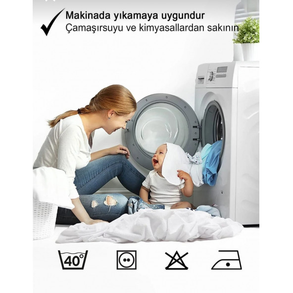 Tek  kişilik  yatak  alezi  100 x 200 cm köşe lastikli Pamuklu  Sıvı  Geçirmez Alez  Yatak  Koruyucu Çarşaf - 4