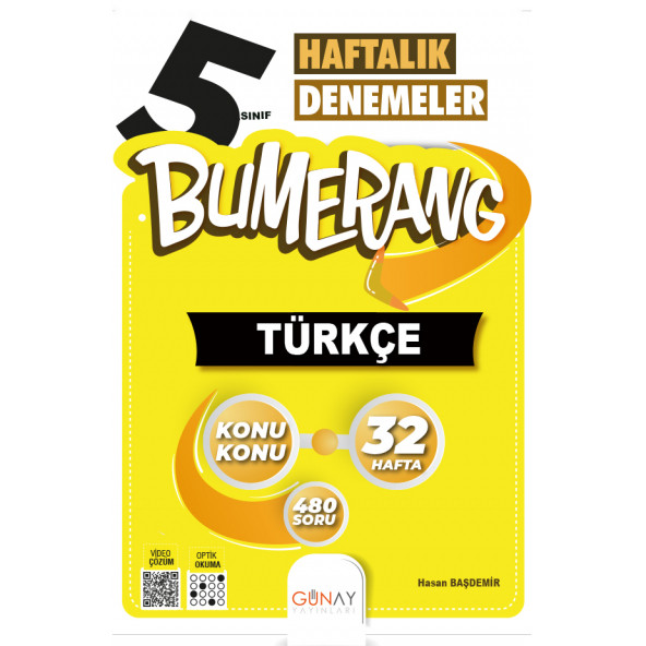5.Sınıf Bumerang 32 Haftalık Türkçe Soru Bankası