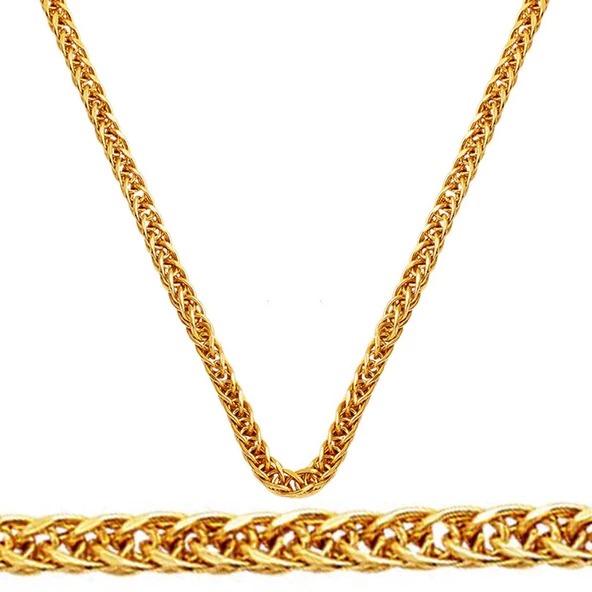 Meridyen 14 Ayar Altın Zincir - 50cm ürün görseli