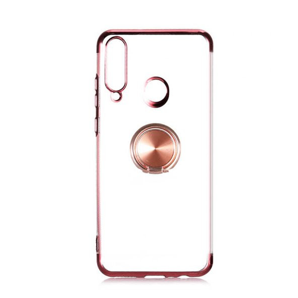 Huawei Y6P Kılıf Gess Manyetik Selfie Yüzüklü Lazer Silikon Kapak - 2