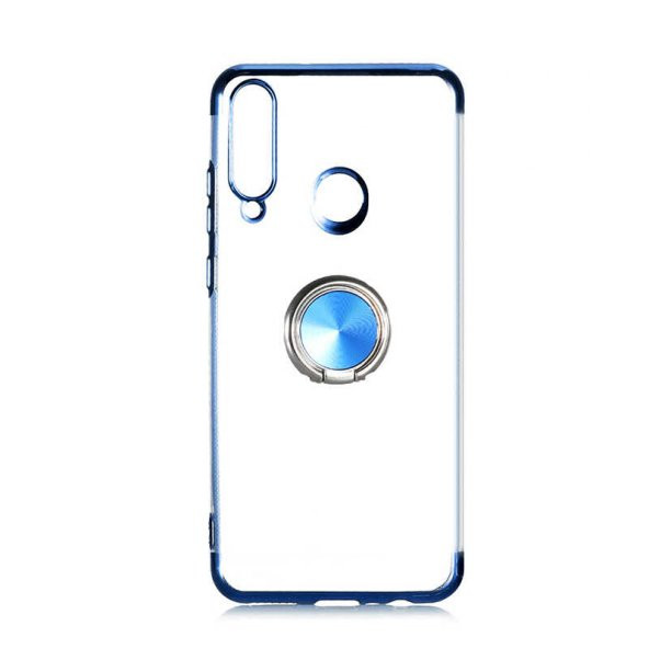 Huawei Y6P Kılıf Gess Manyetik Selfie Yüzüklü Lazer Silikon Kapak - 5