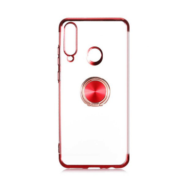 Huawei Y6P Kılıf Gess Manyetik Selfie Yüzüklü Lazer Silikon Kapak - 6
