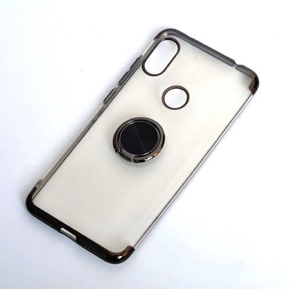 Xiaomi Redmi Note 5 Pro Kılıf Gess Manyetik Selfie Yüzüklü Lazer Silikon Kapak - 3