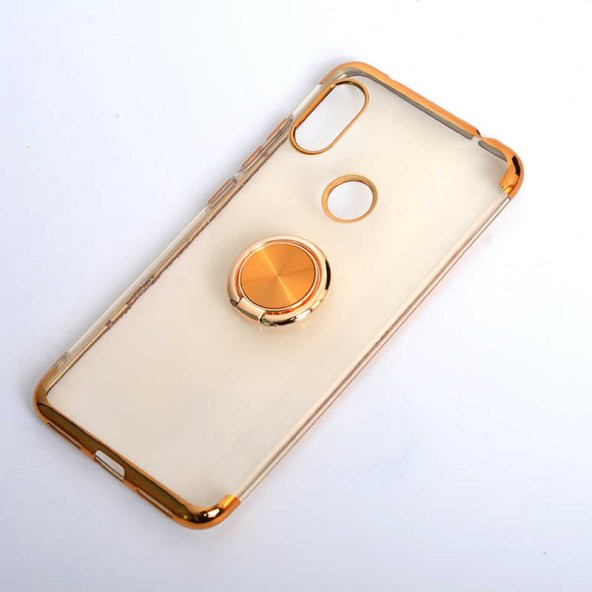 Xiaomi Redmi Note 5 Pro Kılıf Gess Manyetik Selfie Yüzüklü Lazer Silikon Kapak - 4