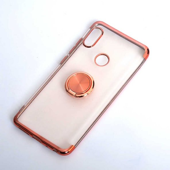 Xiaomi Redmi Note 5 Pro Kılıf Gess Manyetik Selfie Yüzüklü Lazer Silikon Kapak - 7