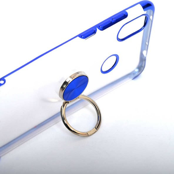 Xiaomi Redmi Note 5 Pro Kılıf Gess Manyetik Selfie Yüzüklü Lazer Silikon Kapak - 9